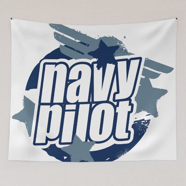 Item preview, Navy Pilot designed and sold by rustyredbubble.