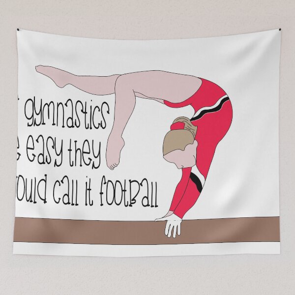 Item preview, If Gymnastics Were easy Red Gymnast designed and sold by Flexiblepeople.