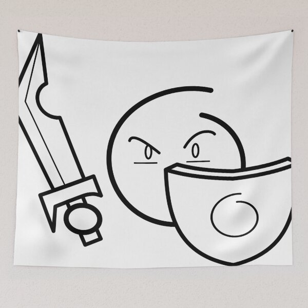 Item preview, smiley - knight designed and sold by printgedoens.