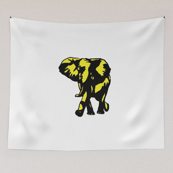 Item preview, elephant-yellow designed and sold by SmoothSketcher.