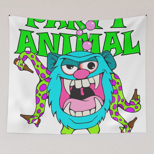 Item preview, Party Animal Monster Cartoon designed and sold by M. Scott Phifer.