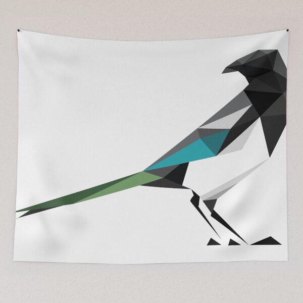 Item preview, Geometric Magpie designed and sold by Steph McPaul.