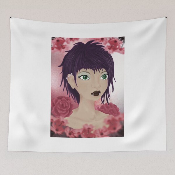 Item preview, Nerdy Girl with Background designed and sold by NiDe.