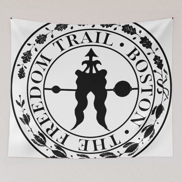 Item preview, Boston: The Freedom Trail: Black Print designed and sold by sarahedick.