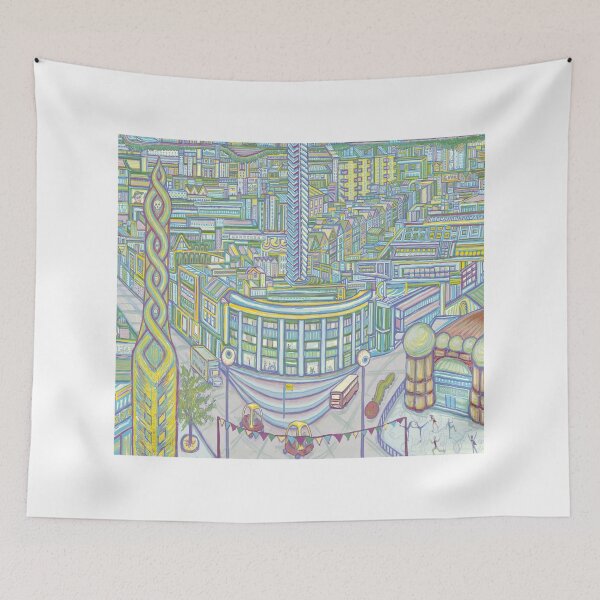 Item preview, Megatropolis, Caterpillar District  designed and sold by SlideRulesYou.