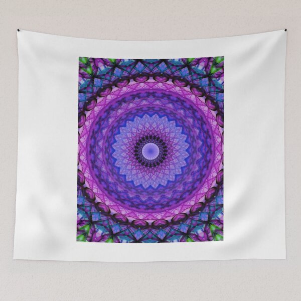Item preview, Mandala in blue and pink tones designed and sold by JBlaminsky.