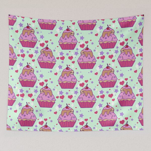 Item preview, Cupcake Sloth Pattern designed and sold by SaradaBoru.