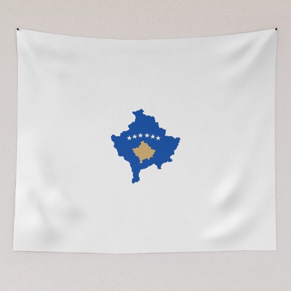Item preview, Flag Map of Kosovo  designed and sold by abbeyz71.