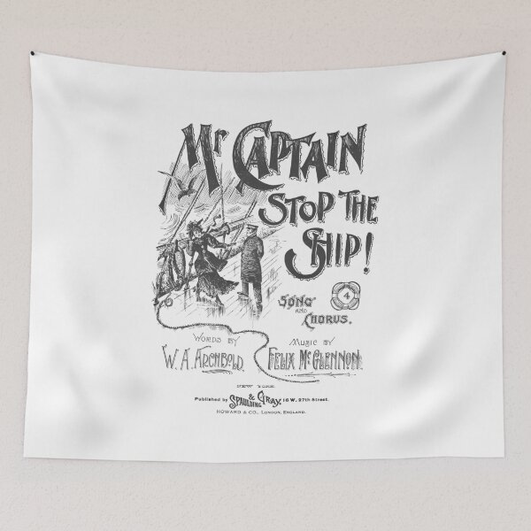 Item preview, Mr. Captain Stop The Ship! designed and sold by rejon.