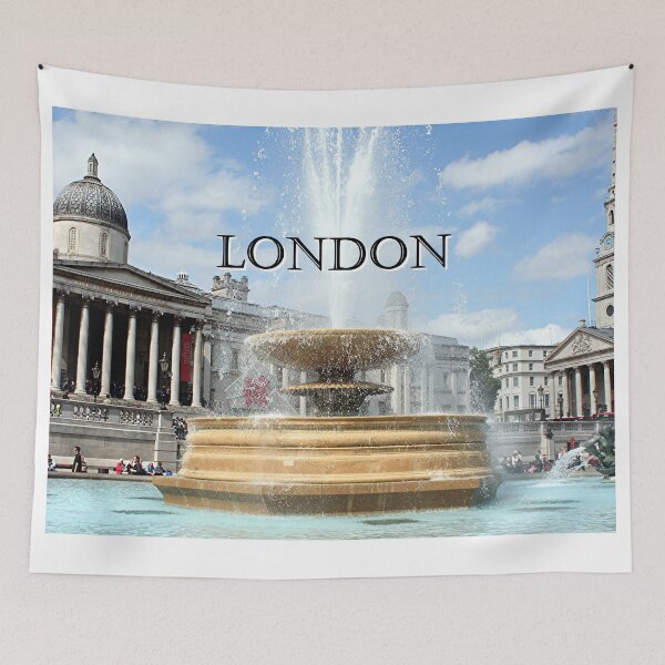 Item preview, Fountain, Trafalgar Square, London (caption) designed and sold by FranWest.
