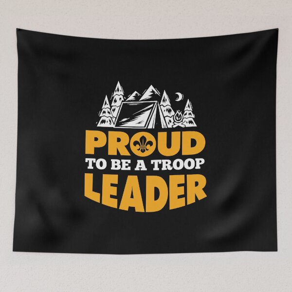 Item preview, Proud to be a a troop leader designed and sold by nektarinchen.