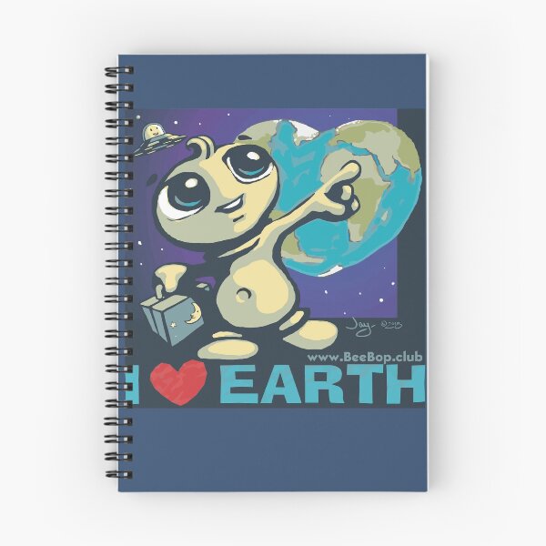 Item preview, BeeBop the Alien- I Love Earth designed and sold by Jay Kenton Manning.