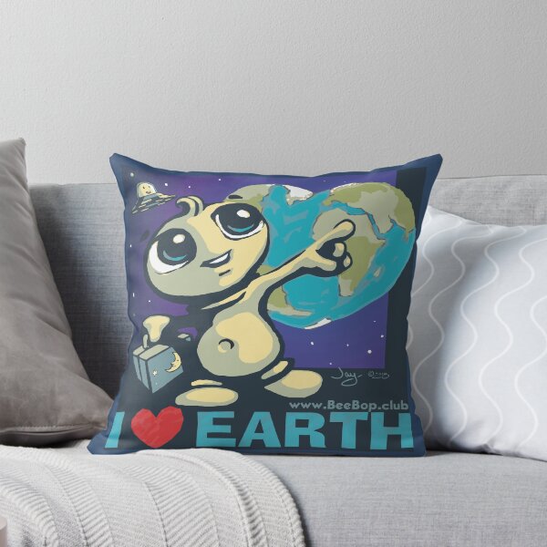 Item preview, BeeBop the Alien- I Love Earth designed and sold by Jay Kenton Manning.