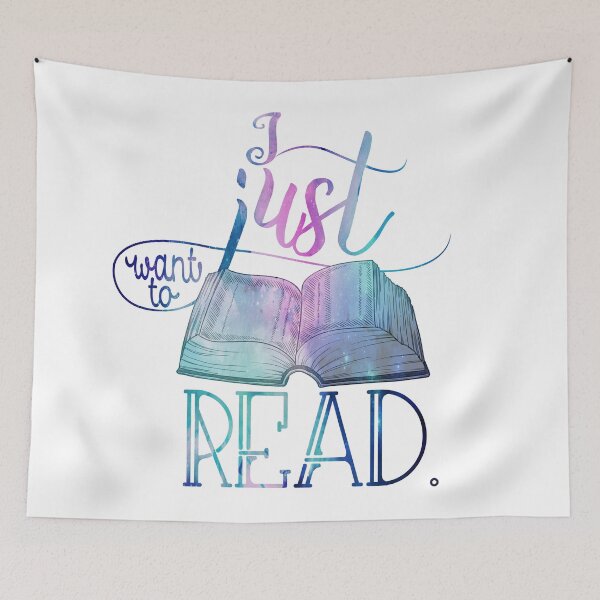 Item preview, I Just Want To Read - Galaxy designed and sold by eviebookish.