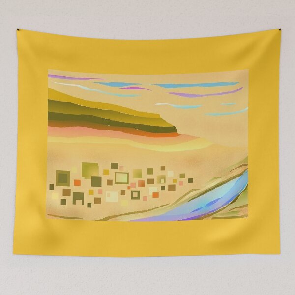 Item preview, Desert River Abstract Art - Mirage designed and sold by Julia Woodman.
