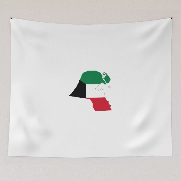 Item preview, Flag Map of Kuwait  designed and sold by abbeyz71.
