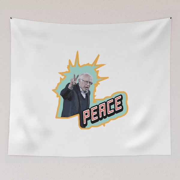 Item preview, Bernie Sanders PEACE designed and sold by Chandler Hendry.