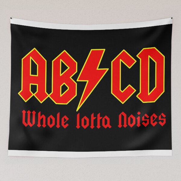 Item preview, ABC a heavy metal parody funny designed and sold by aapshop.