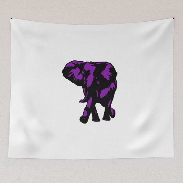 Item preview, elephant-purple designed and sold by SmoothSketcher.