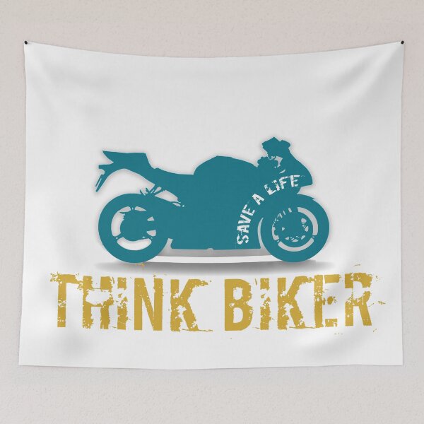 Item preview, Save a Life - Think Biker designed and sold by Bekah.