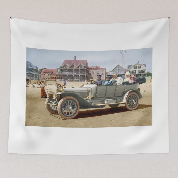 Item preview, Coloriee Autry Family in a Winton Touring Car circa 1915 designed and sold by lexmil.