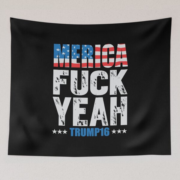 Item preview, Merica Fuck Yeah Trump 2016 designed and sold by nektarinchen.