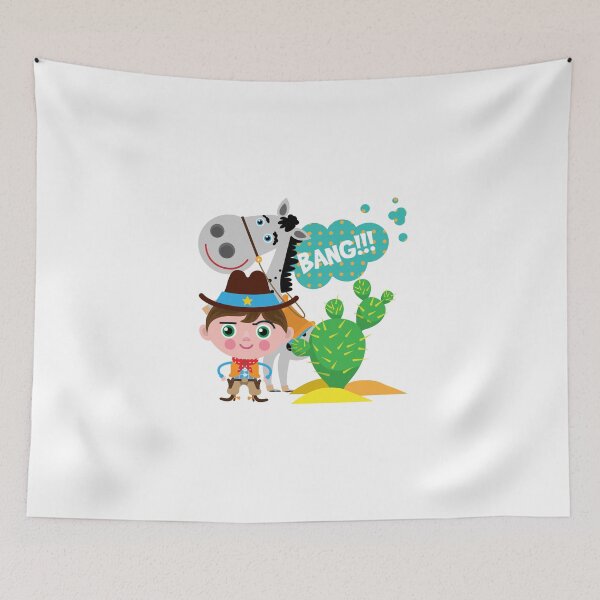 Item preview, Western Theme Cowboy With Horse designed and sold by peacockcards.