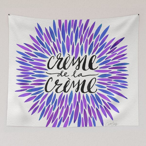 Item preview, Crème de la Crème – Periwinkle designed and sold by Cat Coquillette.