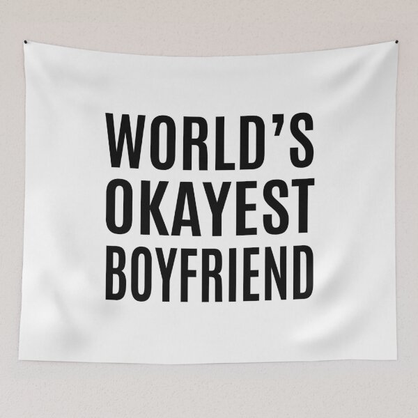 Item preview, World's Okayest Boyfriend designed and sold by createes.