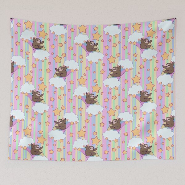 Item preview, Rainbow Sloth Pattern designed and sold by SaradaBoru.