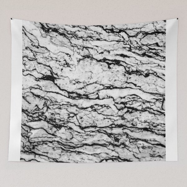 Item preview, Black and White Marble Stone Pattern designed and sold by Blkstrawberry.