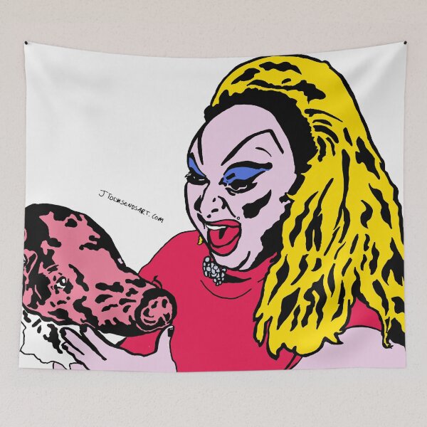 Item preview, Divine John Waters Colour Portrait JTownsend designed and sold by Jay Townsend.