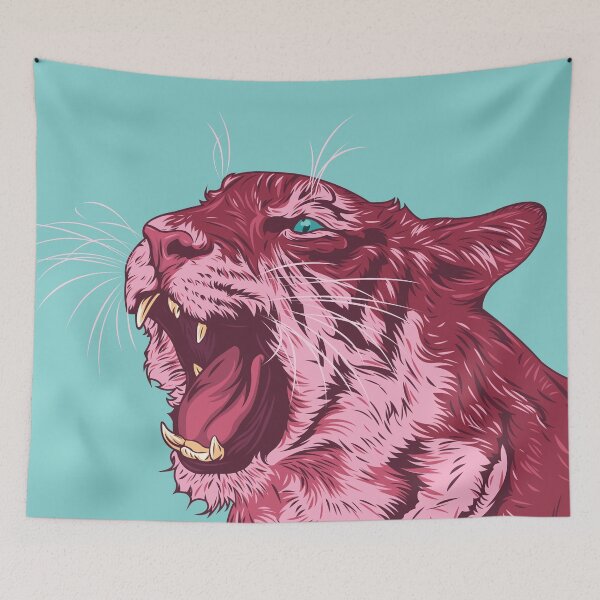 Item preview, Magenta tiger designed and sold by Roland Bánrévi.