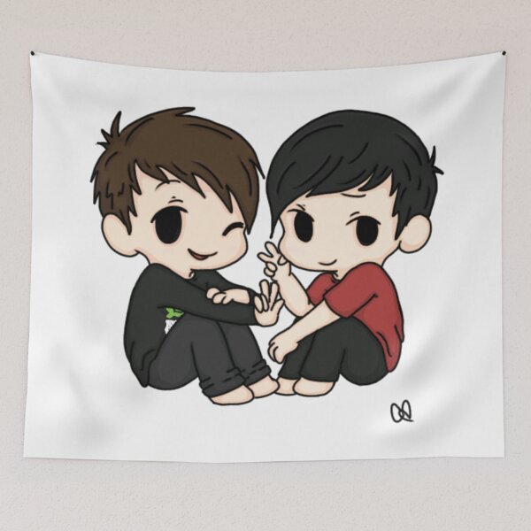 Item preview, Phil and Dan designed and sold by clevernessofyou.
