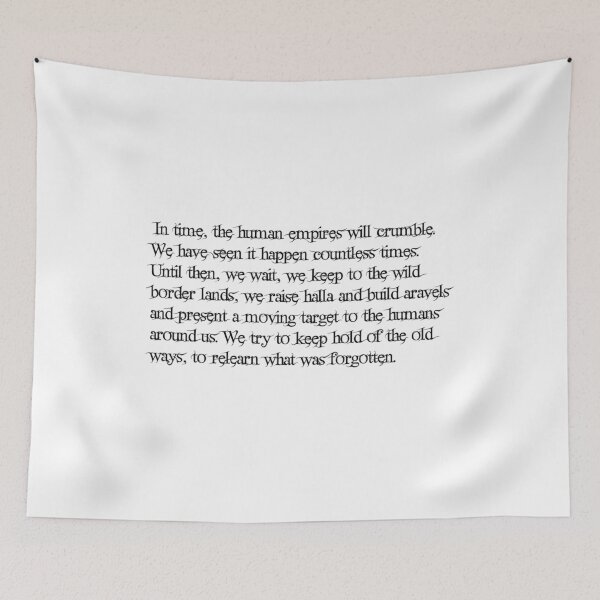 Item preview, Dragon Age Elven Quote designed and sold by RebTheWillO.
