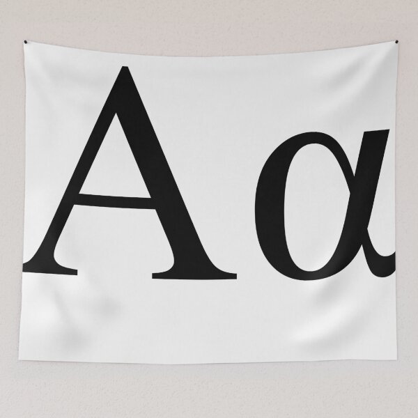 Item preview, Greek Letter Alpha designed and sold by DaveInSpace.