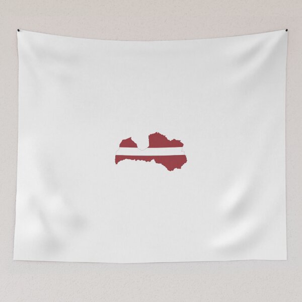 Item preview, Flag Map of Latvia designed and sold by abbeyz71.