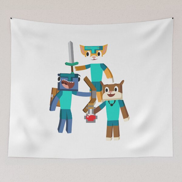 Item preview, Minecraft Youtuber Stampy Cat, iBallisticsquid, L for Lee x designed and sold by truefanatics.