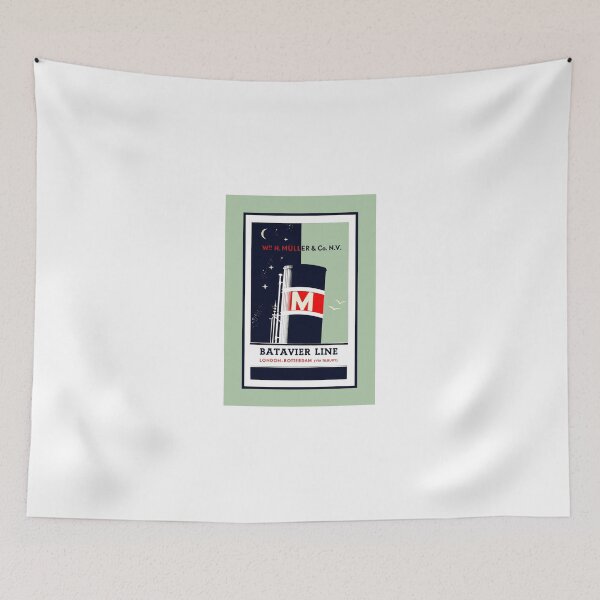 Item preview, Dutch art deco shipping line ad London-Rotterdam via Tilbury designed and sold by aapshop.