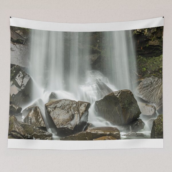 Item preview, A close up photo of the base of the Melincourt Waterfall near Resolven in the Vale of Neath South Wales designed and sold by Cameranick.