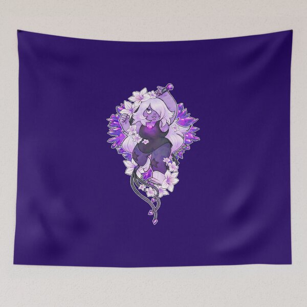 Item preview, Amethyst flower design designed and sold by ZartbitterSalat.