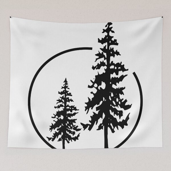 Item preview, Two Simple Trees in a Circle designed and sold by lawjfree.