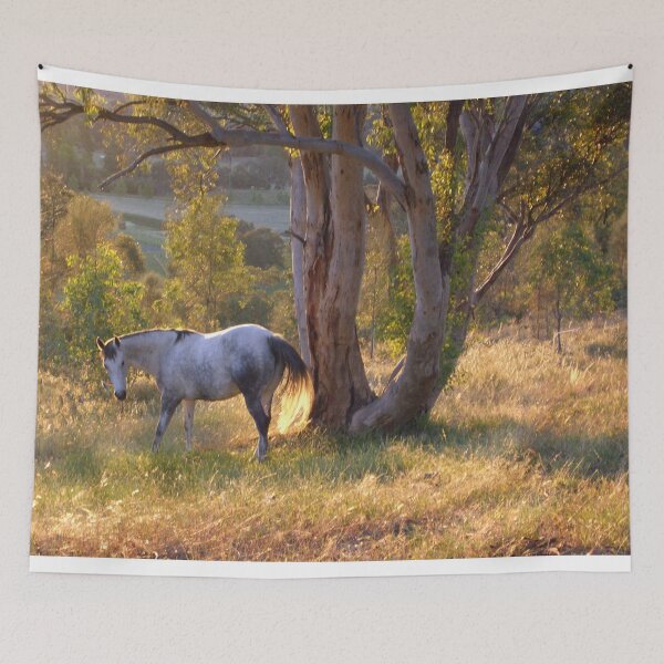 Item preview, Grey horse on a summers day designed and sold by Mary Taylor.