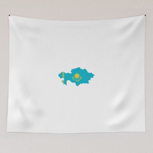 Item preview, Flag Map of Kazakhstan  designed and sold by abbeyz71.