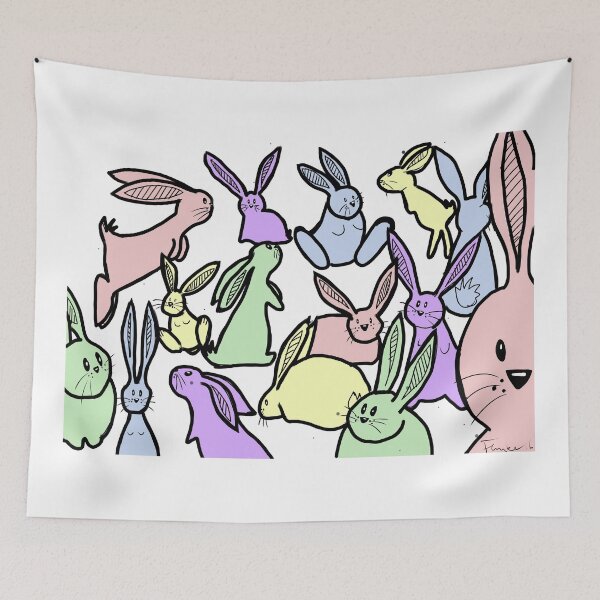 Item preview, Rabbits designed and sold by Femke_art Blankers.
