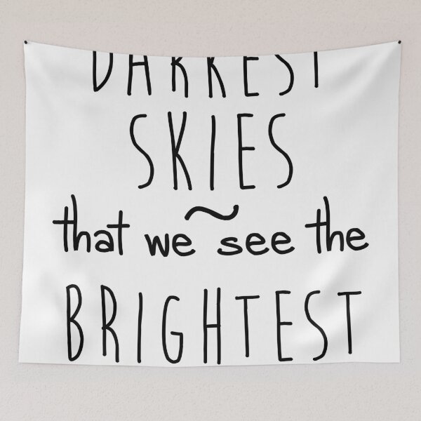 Item preview, "It is often in the darkest skies we see the brightest stars" designed and sold by izztoh.
