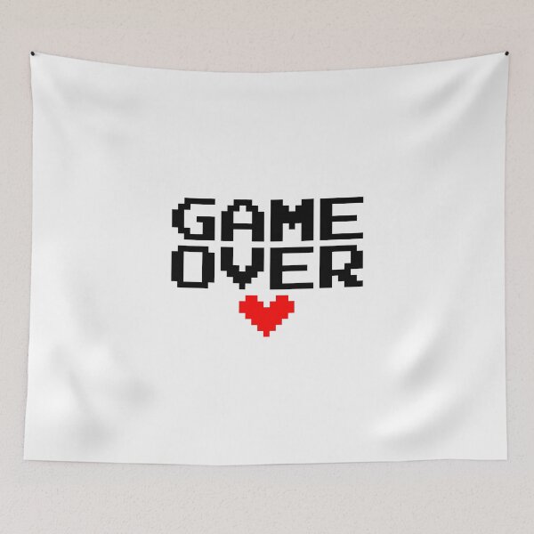 Item preview, [White] Game Over My Love designed and sold by toodystark.