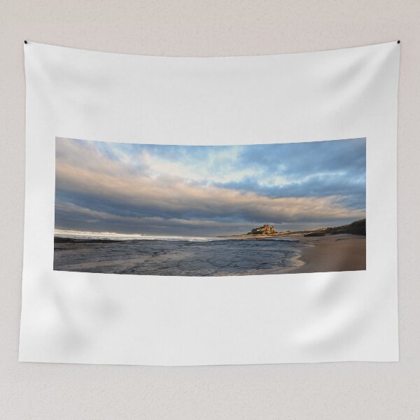 Item preview, Bamburgh Castle Pano designed and sold by Alex johnson Landscape Photography.