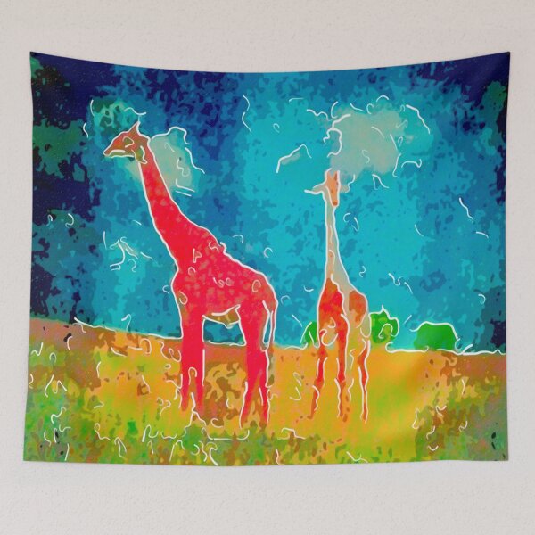 Item preview, African Giraffe - Mama and Baby designed and sold by IMAGETAKERS.
