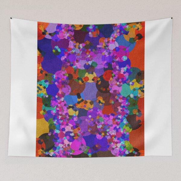 Item preview, Colorful Blue Purple Abstract Splatter designed and sold by OCDesigns2.